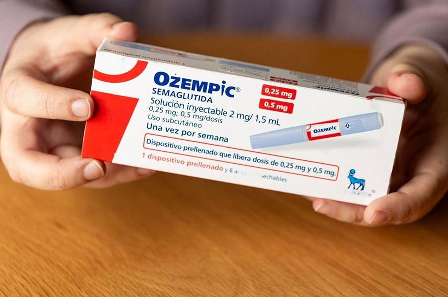 Injection of semaglutide named Ozempic